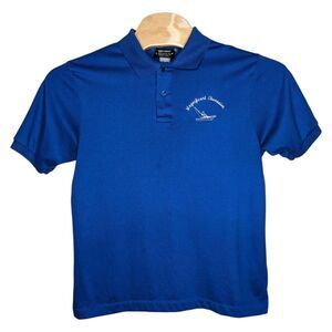 Vintage Magnificent Obsession Sailing Polo Shirt Sz Medium Yachting Boating‎ USA